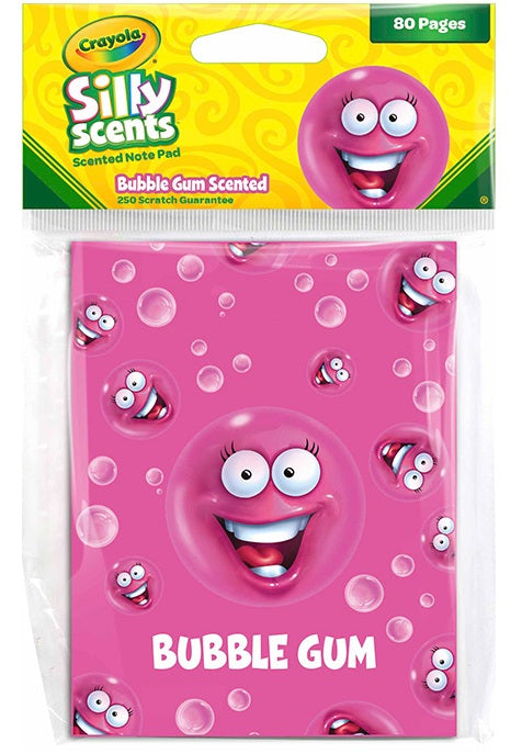 Crayola Silly Scents: Bubblegum Scented Notepad