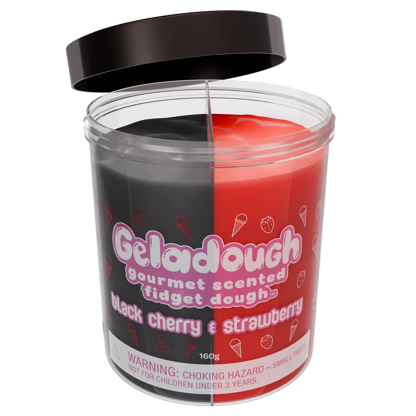 Geladough Black Cherry & Strawberry