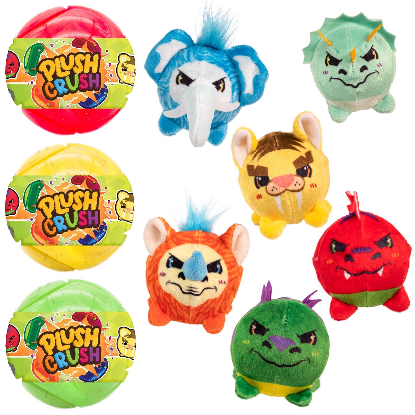 Plush Crush (Series 4: Prehistoric 3-pack)