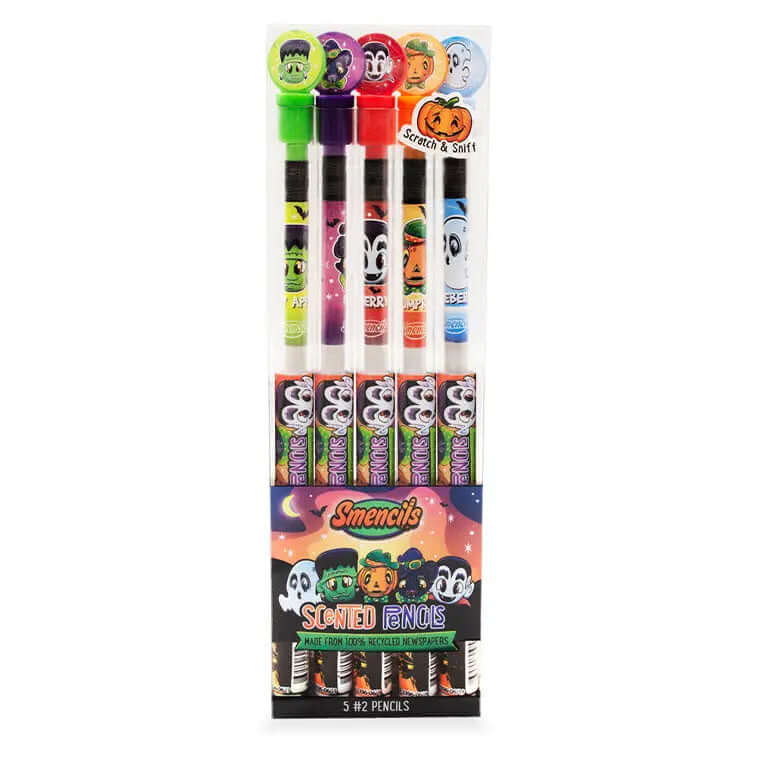 Smencils Graphite Holiday Scented Pencils - 5 Pack