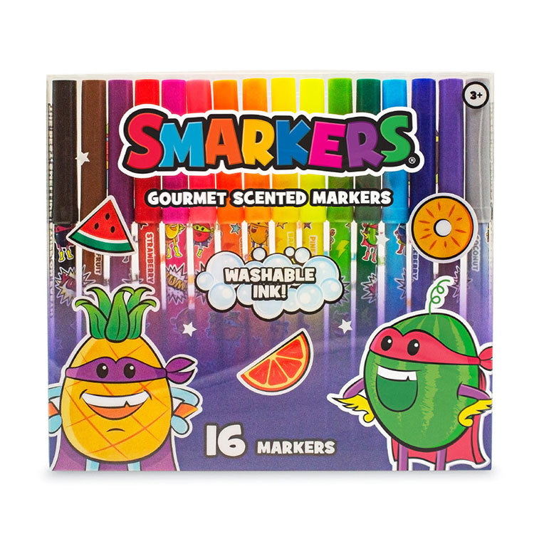 Washable Smarkers 16-Pack - Scentco Inc