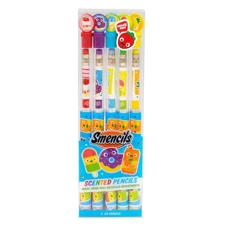 Pack of 5 Original Smencils, Scented Pencils