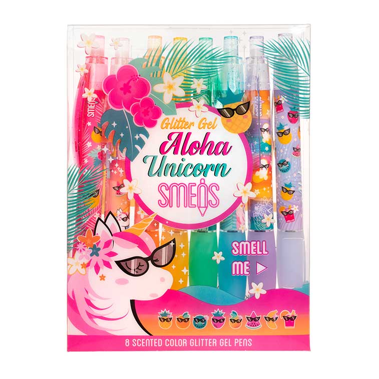 Scentco | Glitter Gel Aloha Unicorn Smens 8-Pack