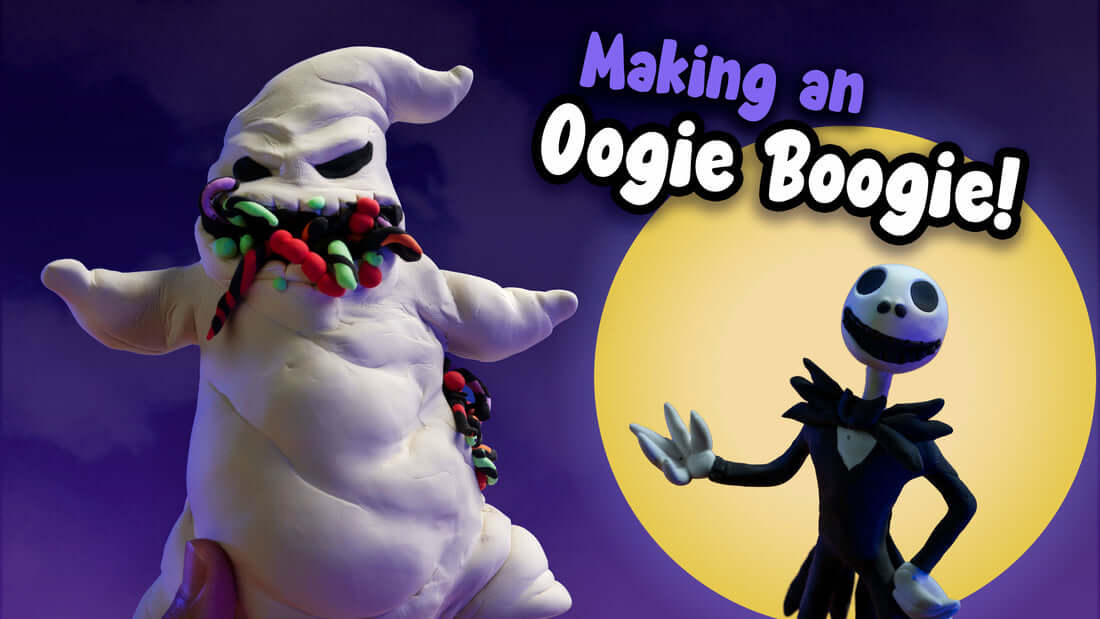 Oogie Boogie From Nightmare Before Christmas made with Air Dough