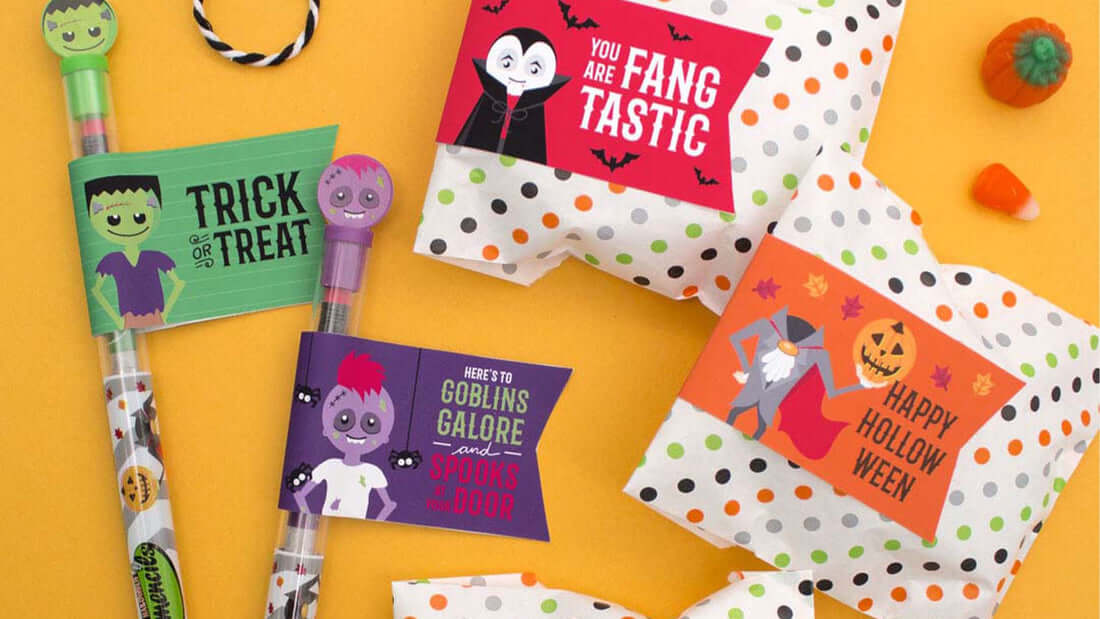 Halloween Gift Tags on Halloween Smencils, Scented Pencils