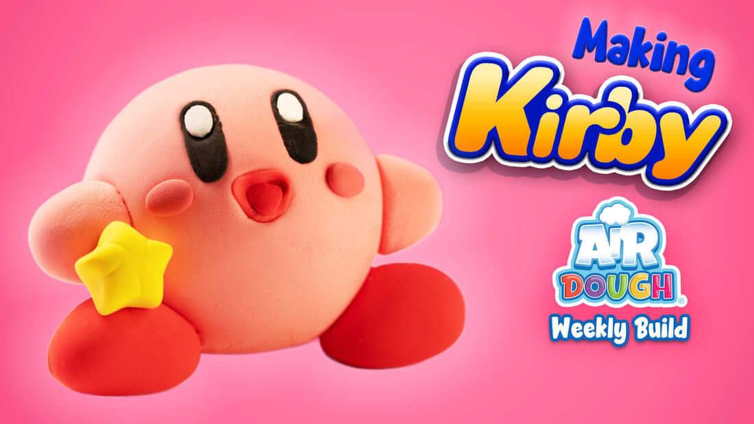 Kirby made with Air Dough