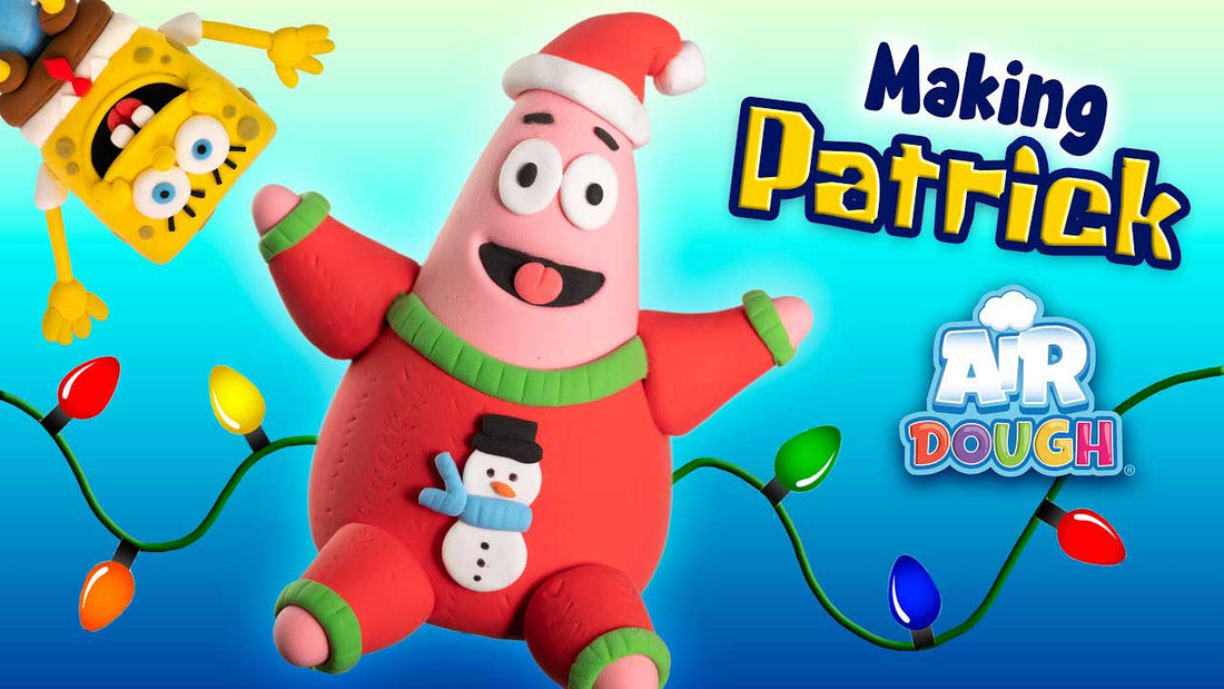 Patrick Christmas Star made with Air Dough