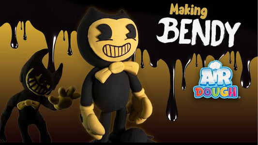 Bendy From Bendy And The Ink Machine made with Air Dough