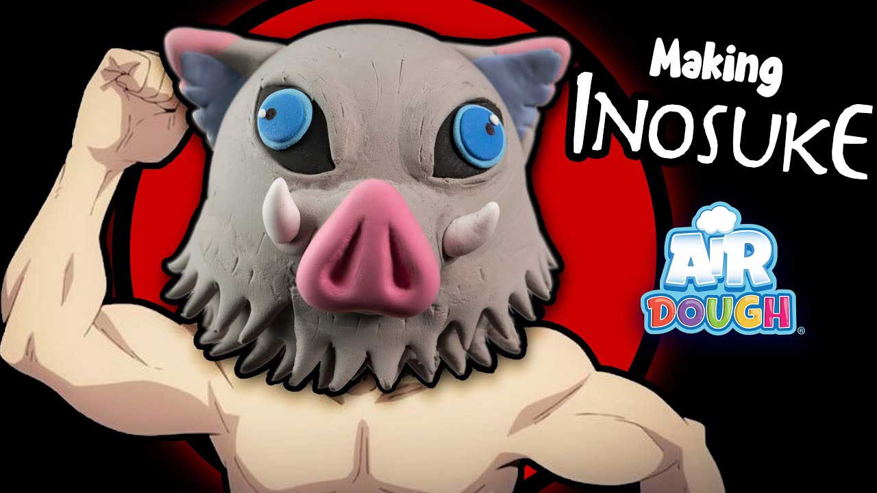 Making Inosuke From Demon Slayer With Air Dough – Scentco Inc