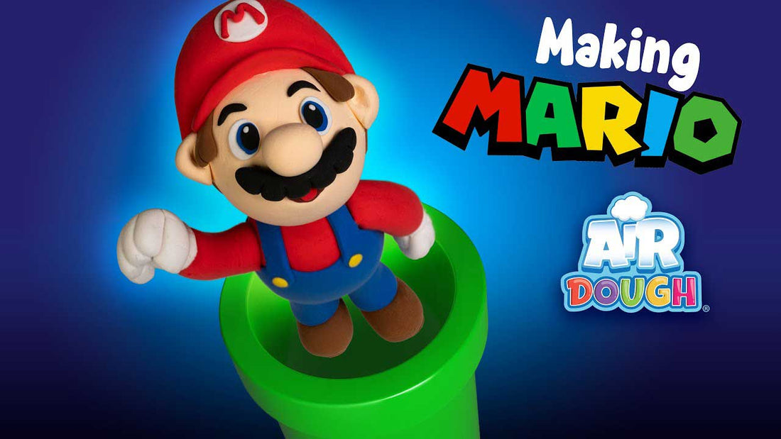 Mario From The New Mario made with Air Dough