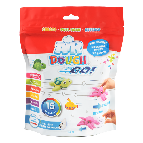 Air Dough™ GO! Create Kit | Non-Toxic Unscented Modeling Dough