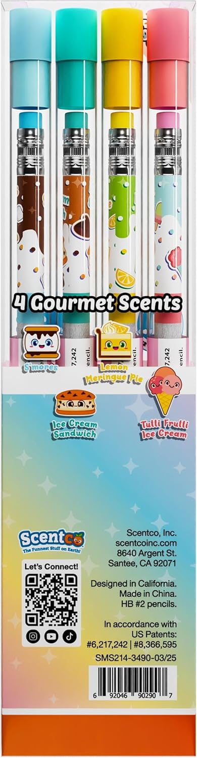 Dessert Shop Smencils - 4 Pack