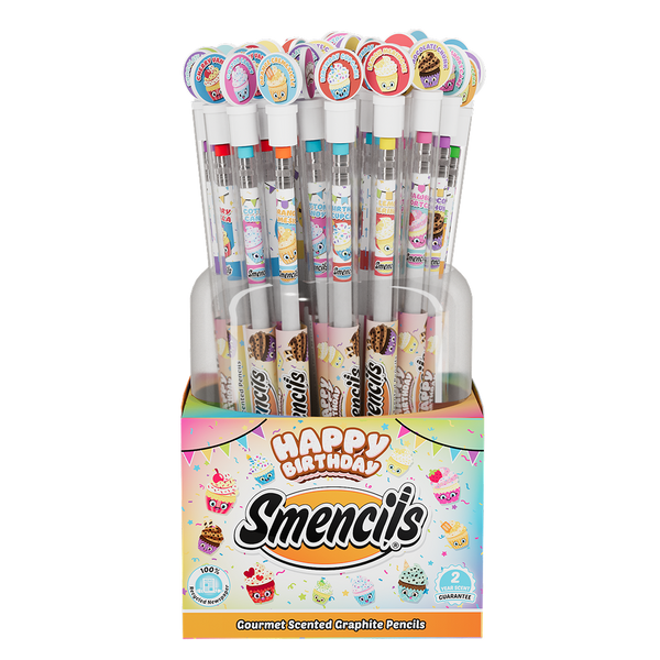 Happy Birthday Smencils® 50-Count | Scented Party Favor Pencils
