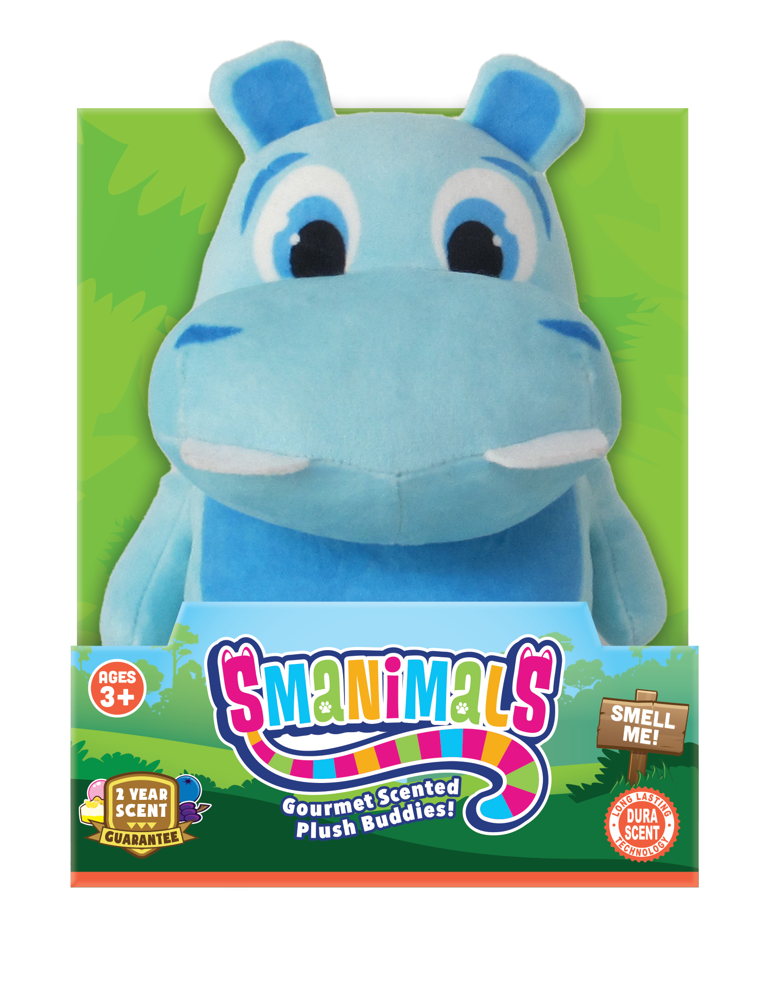 Hippopotamus 6" Smanimal (Blueberry) – Scentco Inc