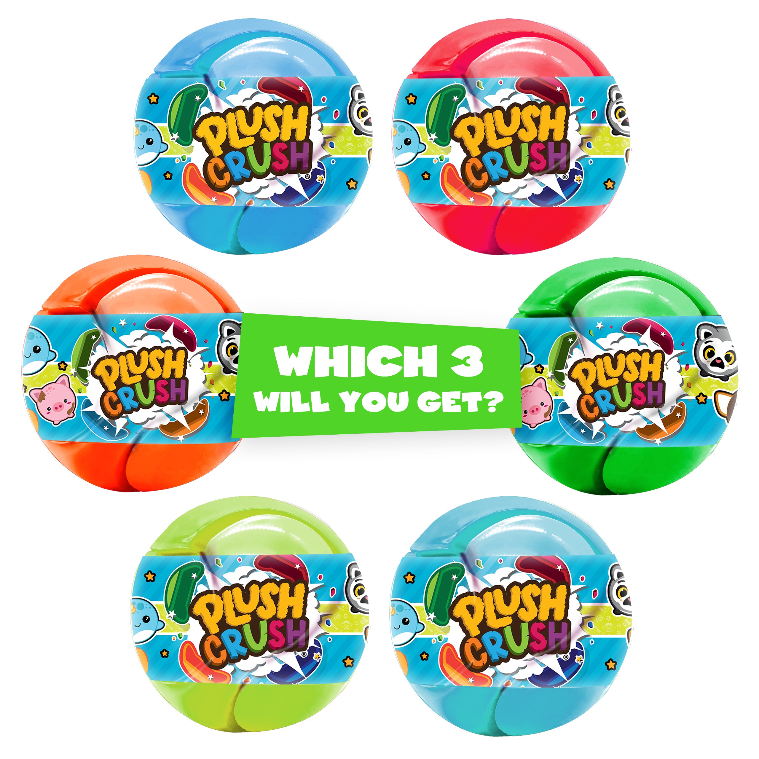 Plush Crush (Series 5: Animal 3-pack) – Scentco Inc