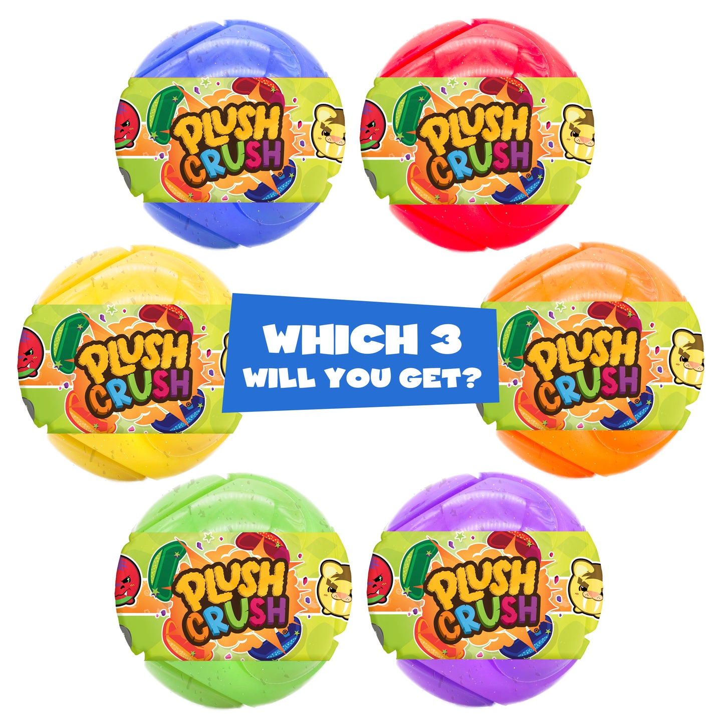 Plush Crush (Series 4: Prehistoric 3-pack)