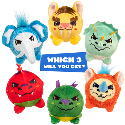 Plush Crush (Series 4: Prehistoric 3-pack)