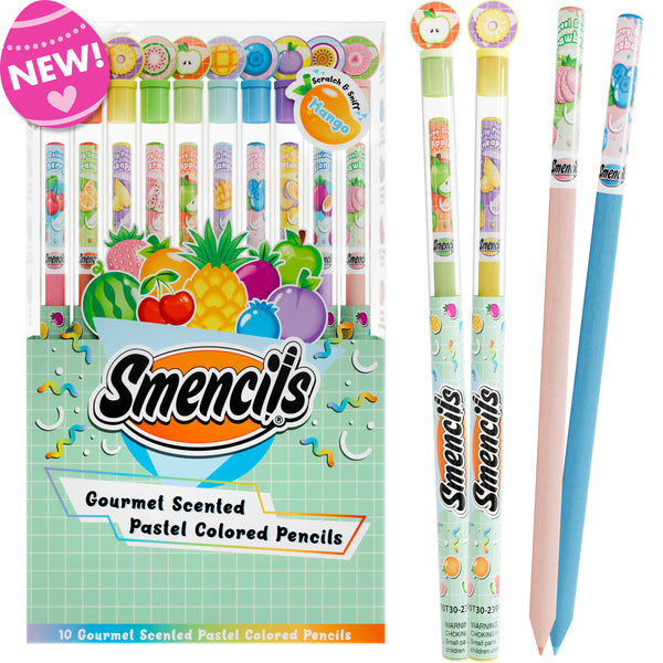 Pastel Colored Smencils 10-Pack