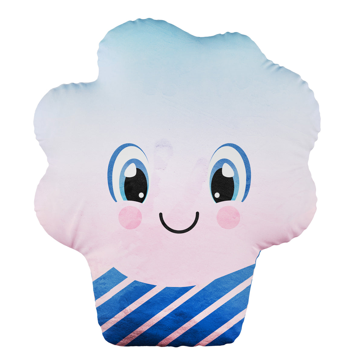 Blue and pink cotton candy Smillows cotton candy scented Plush 
