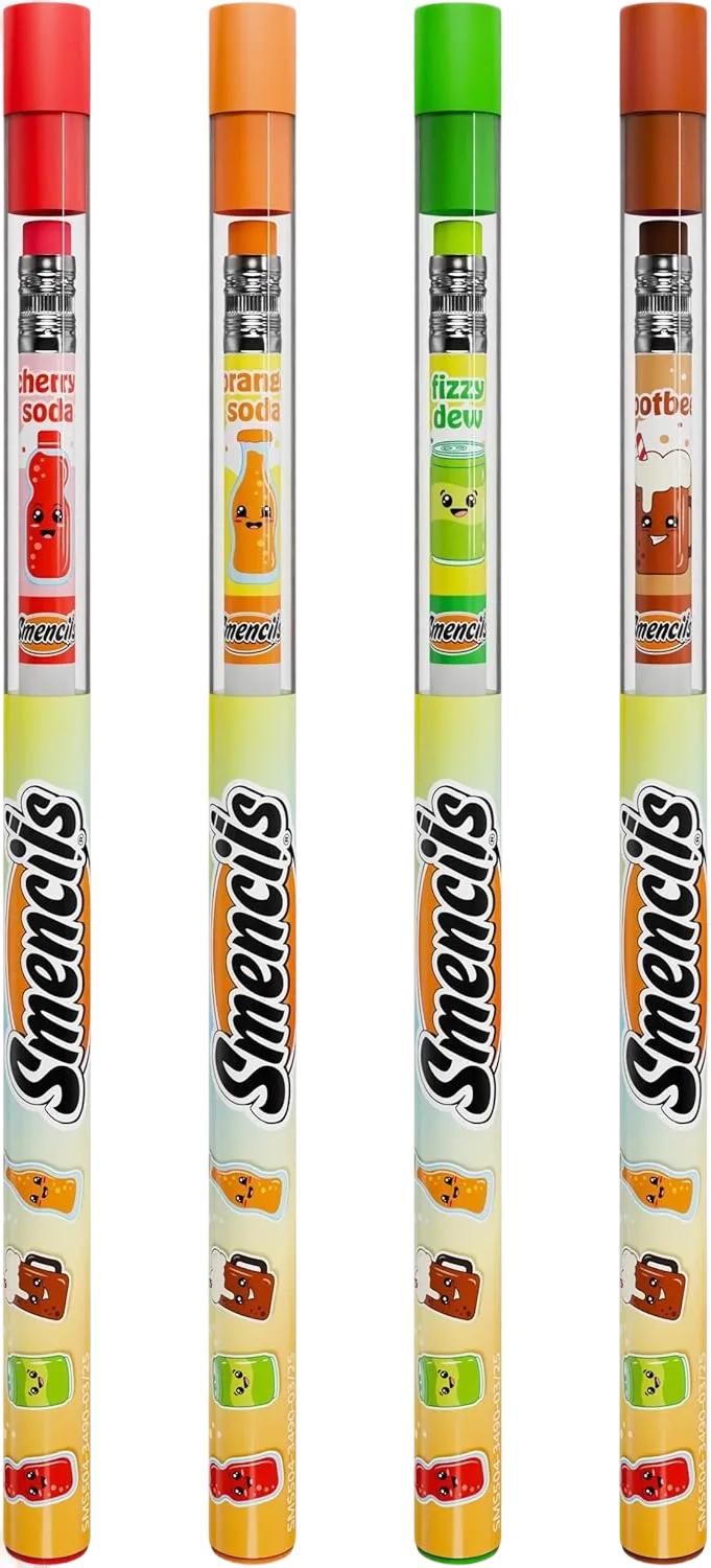 Soda Pop Shop Smencils - 4 Pack