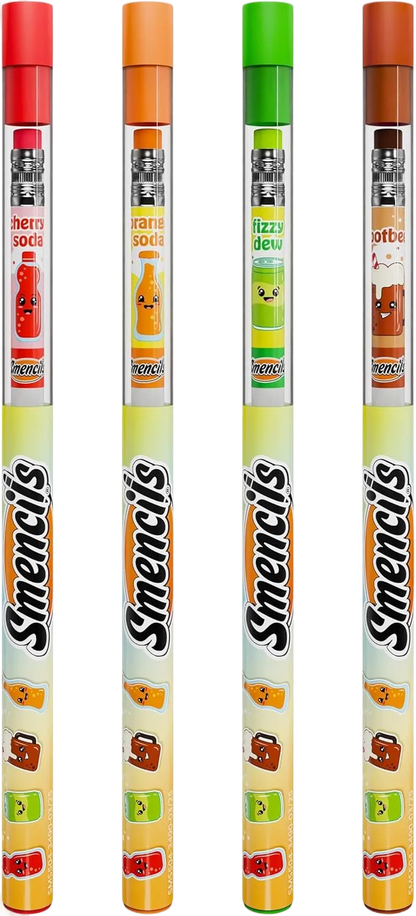 Soda Pop Shop Smencils - 4 Pack