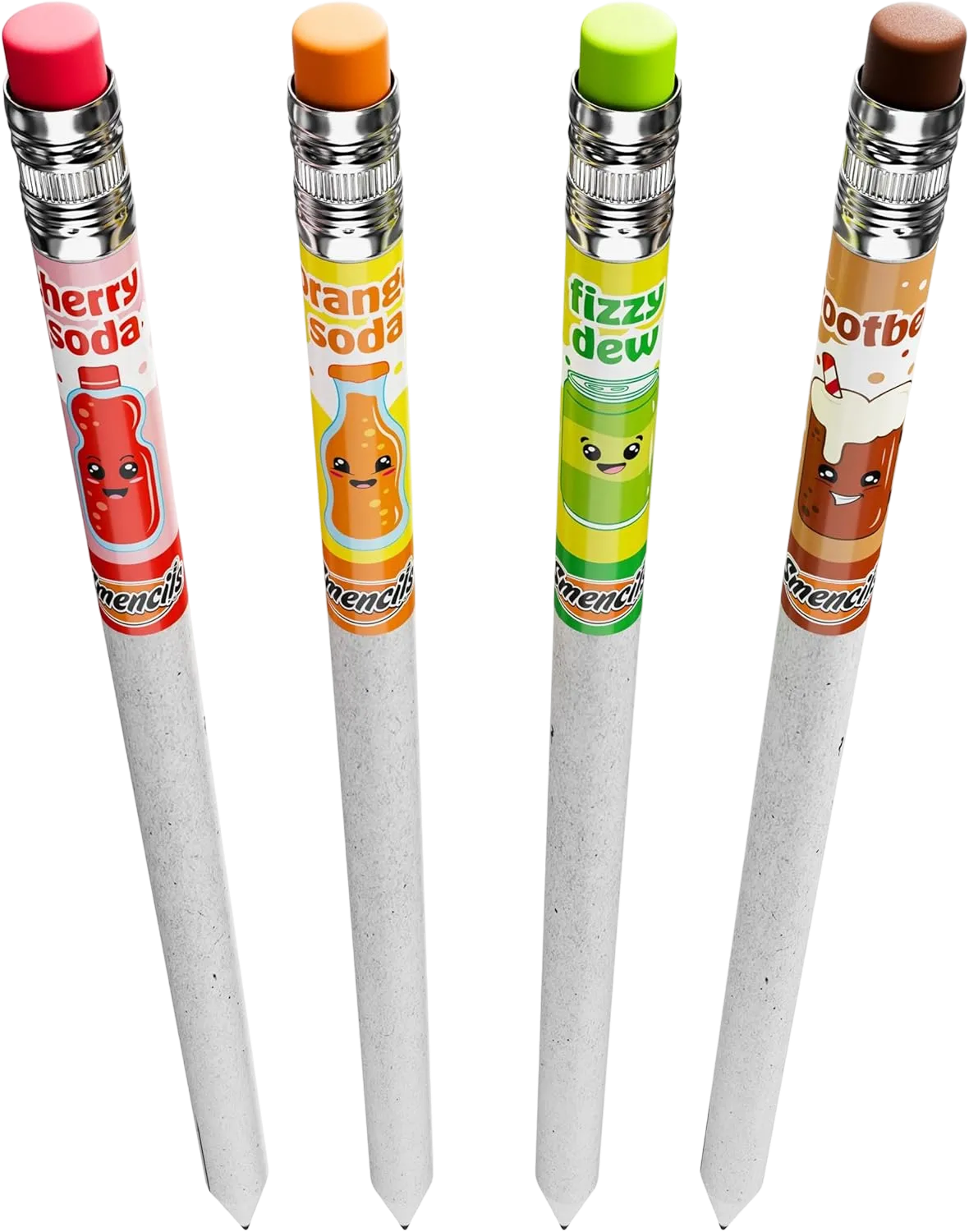 Soda Pop Shop Smencils - 4 Pack