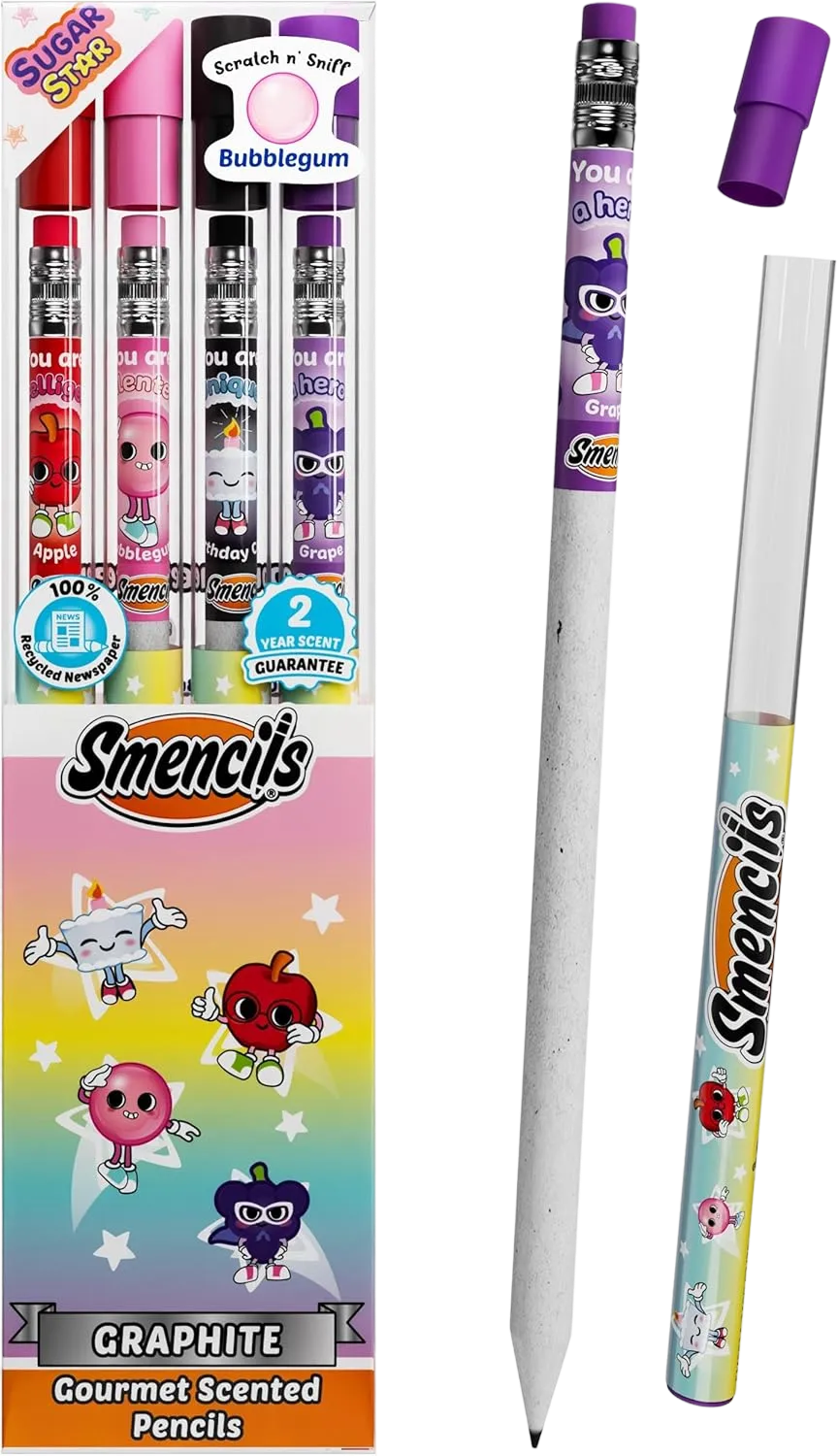 Sugar Star Smencils - 4 Pack