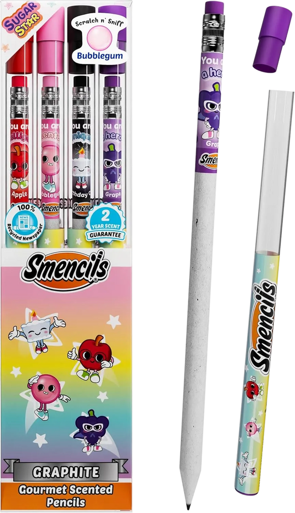 Sugar Star Smencils - 4 Pack