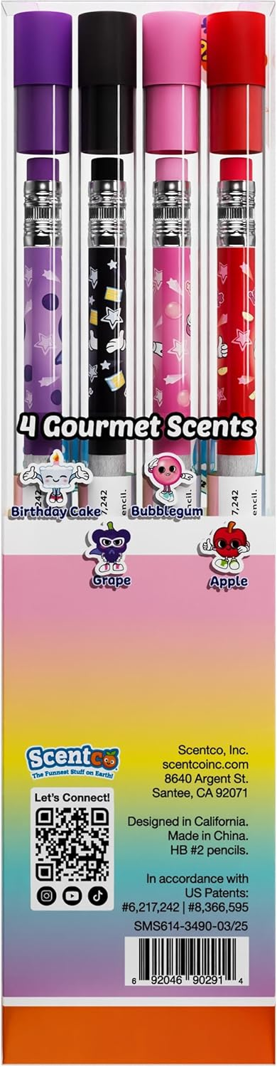 Sugar Star Smencils - 4 Pack