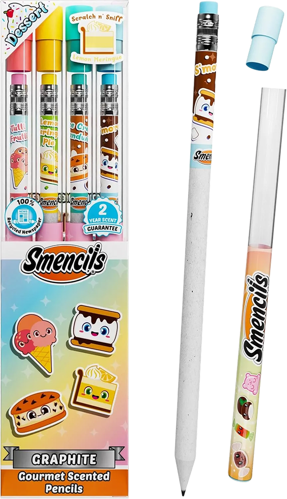 Dessert Shop Smencils - 4 Pack
