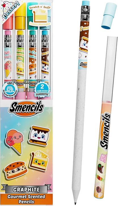 Dessert Shop Smencils - 4 Pack