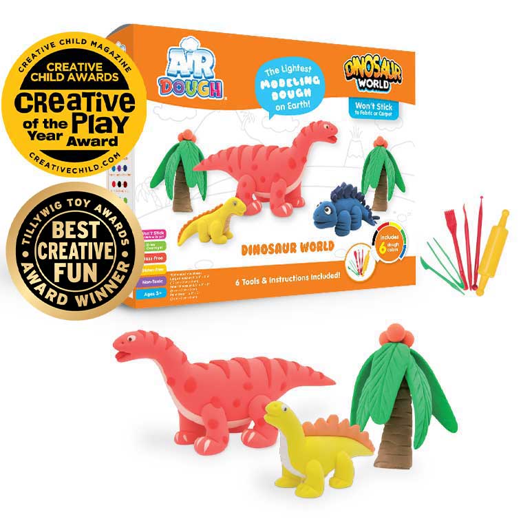 Air Dough Dinosaur World Packaging