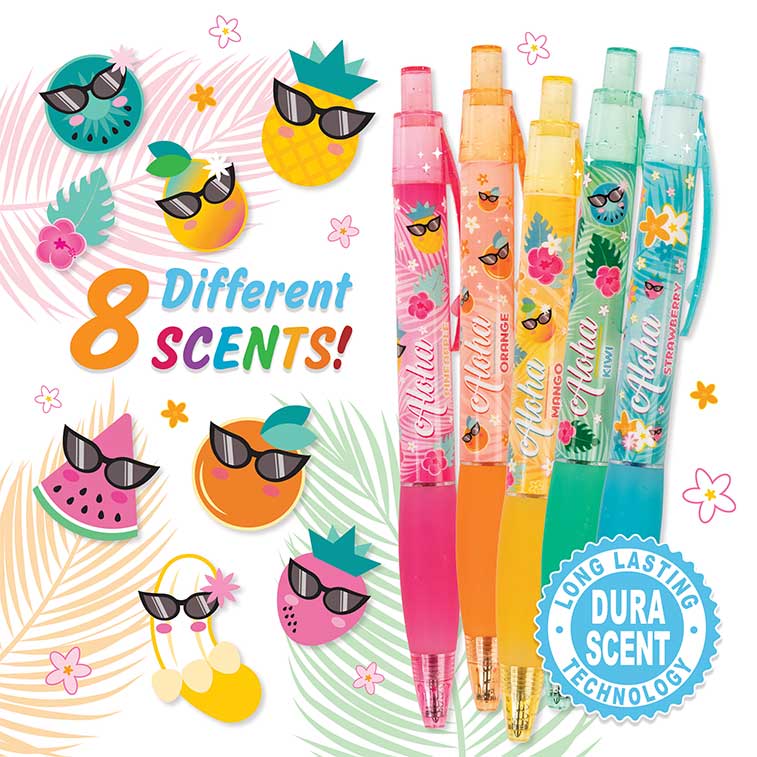 Aloha Unicorn Glitter Gel Smens® | Scented Glitter Pens – Scentco Inc