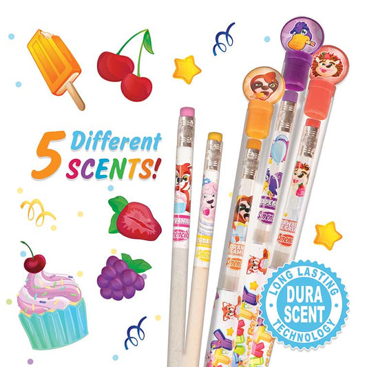 Sentco Spring SMENCILS, Gourmet Scented Pencils with Collectible