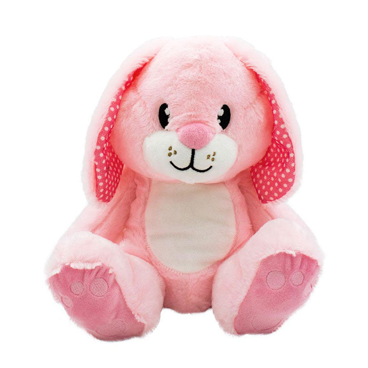 10 Inch pink and white bunny Spring Smanimals Strawberry scented Plush