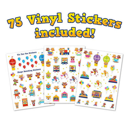 Sticker wonder fantasy fun fair themed Scented activity kit with 75 vinyl stickers included