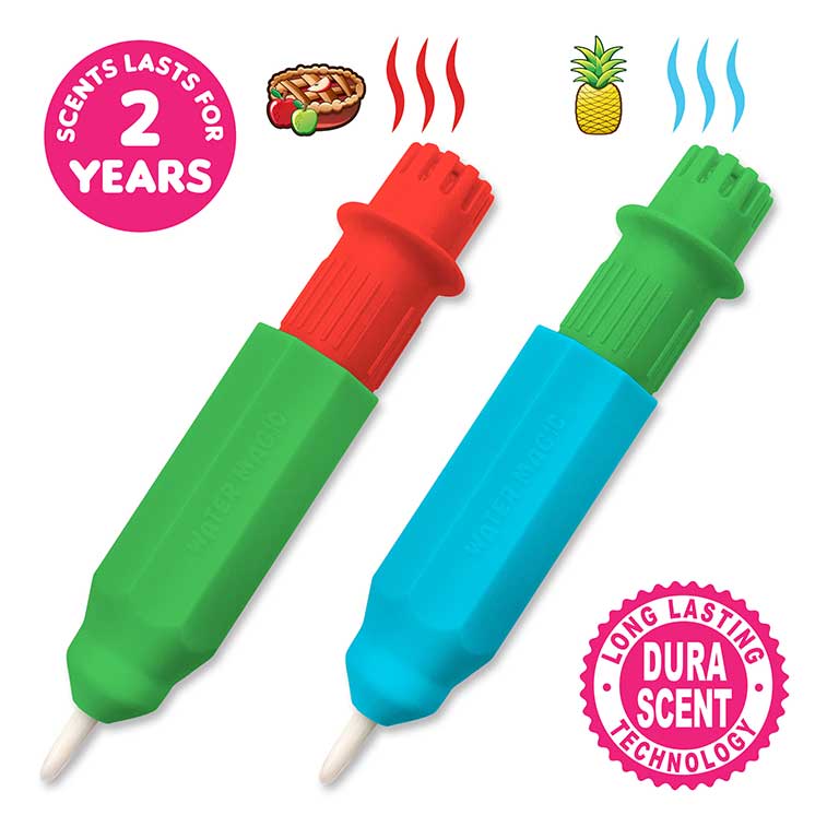 Apple Pie and Pineapple 2 year guaranteed scented Water Magic brushes