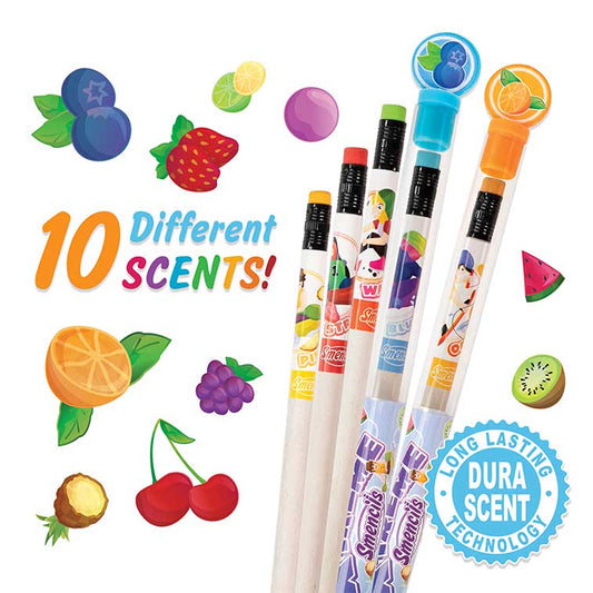Scentco 10pk Gourmet Scented Colored Smencils w/Black Finish Mythical