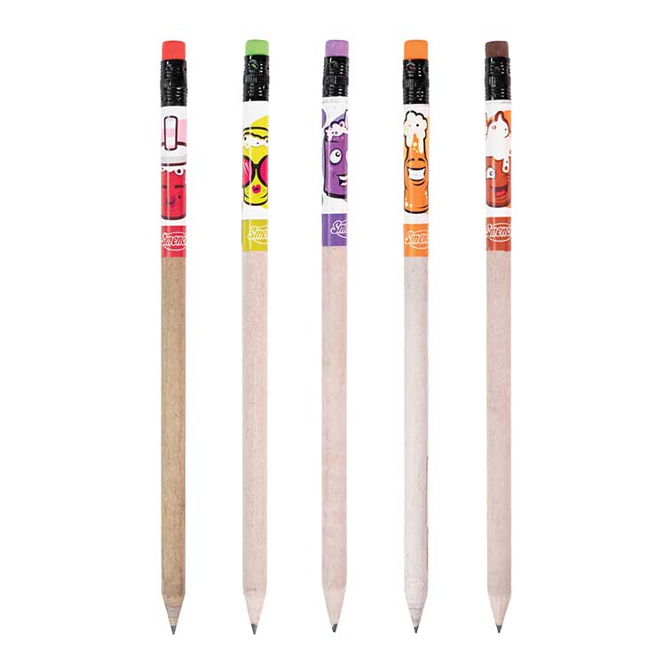 Fizzy Pop, Cherry Cola,Grape Soda, Rootbeer and Orange Scented Soda Shop Pencils  out of tubes